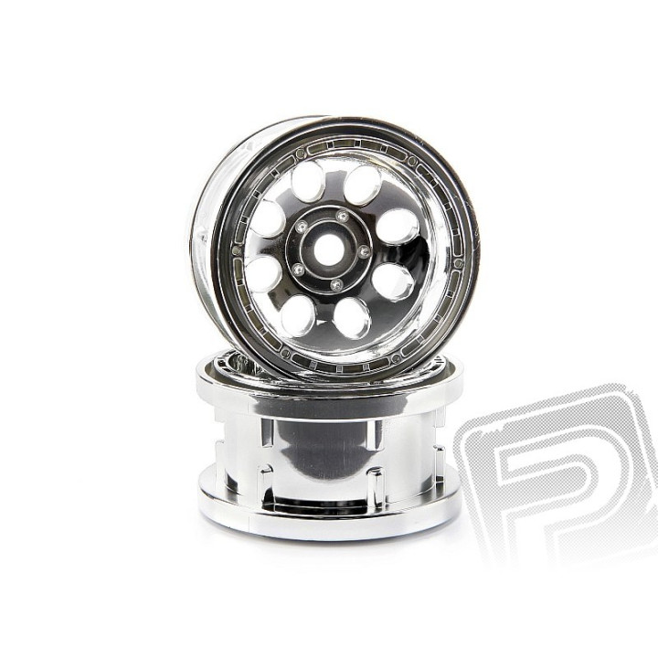 Rock 8 chromované disky (55x36mm/2ks)