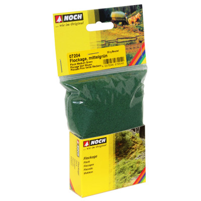 Penové vločky, stredne zelené, 20g