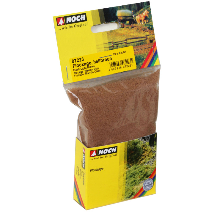 Penové vločky, svetlohnedé, 20g