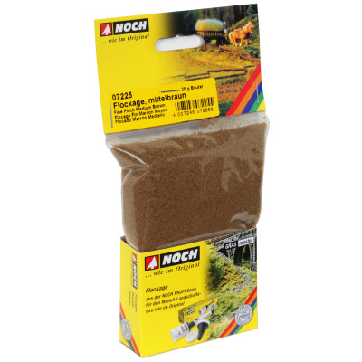 Penové vločky, stredne hnedé, 20g