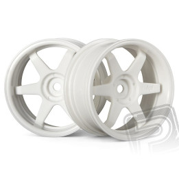 TE37 disky 26mm bílé (6mm offset)