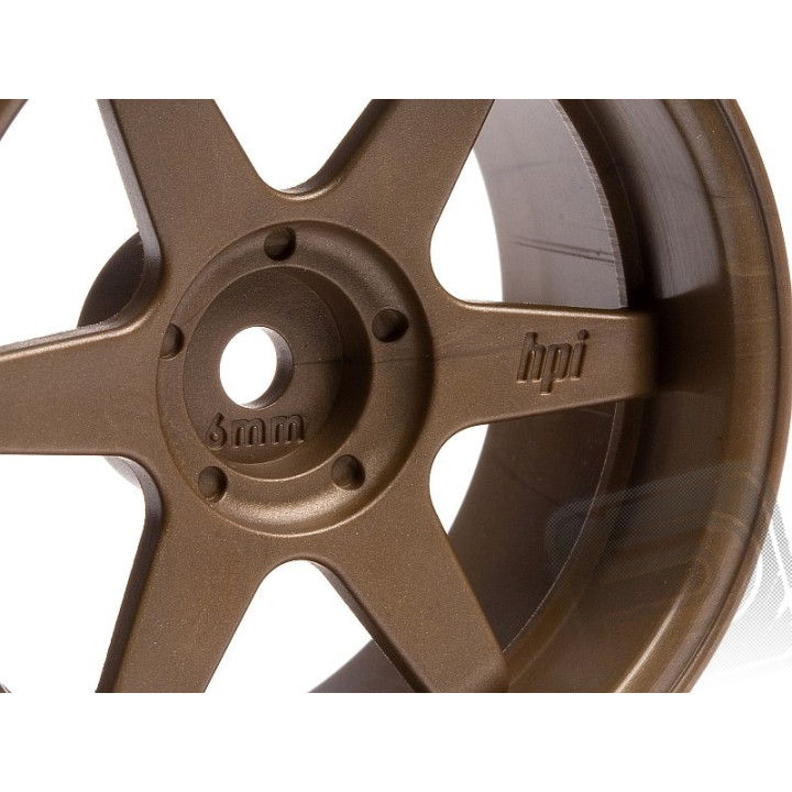 TE37 disky 26mm bronzové (6mm OFFSET)
