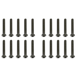 M3x22mm, Imbus šrouby s kulatou hlavou, 10 ks.