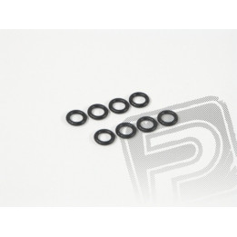 O kroužky 6 x 9.5 x 1.9mm (8ks) (černé)