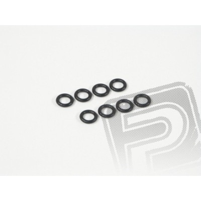 O kroužky 6 x 9.5 x 1.9mm (8ks) (černé)