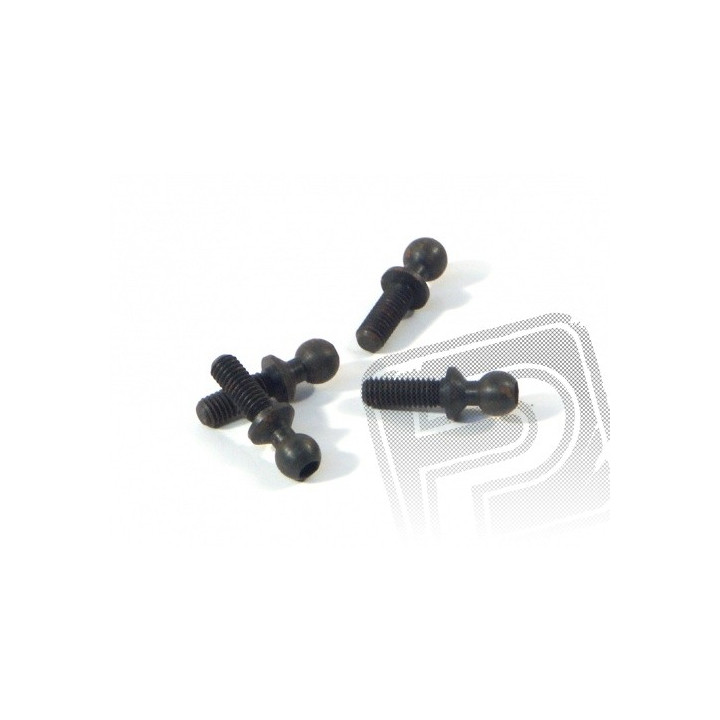 Kulové čepy 4.3x13mm (2mm závit/4ks)