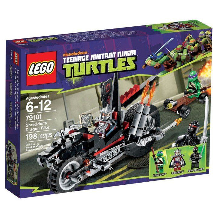 LEGO Ninja Turtles - Trhačova dračia motorka