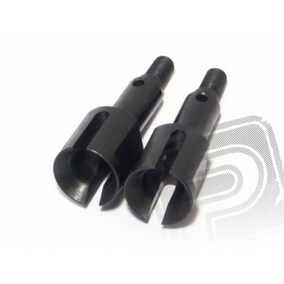Unašeč poloosy 8 x 9 x 44mm (černý, 2pcs)