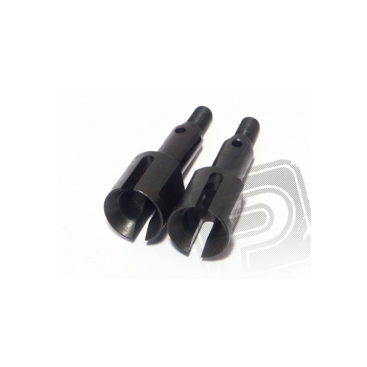 Unašeč poloosy 8 x 9 x 44mm (černý, 2pcs)