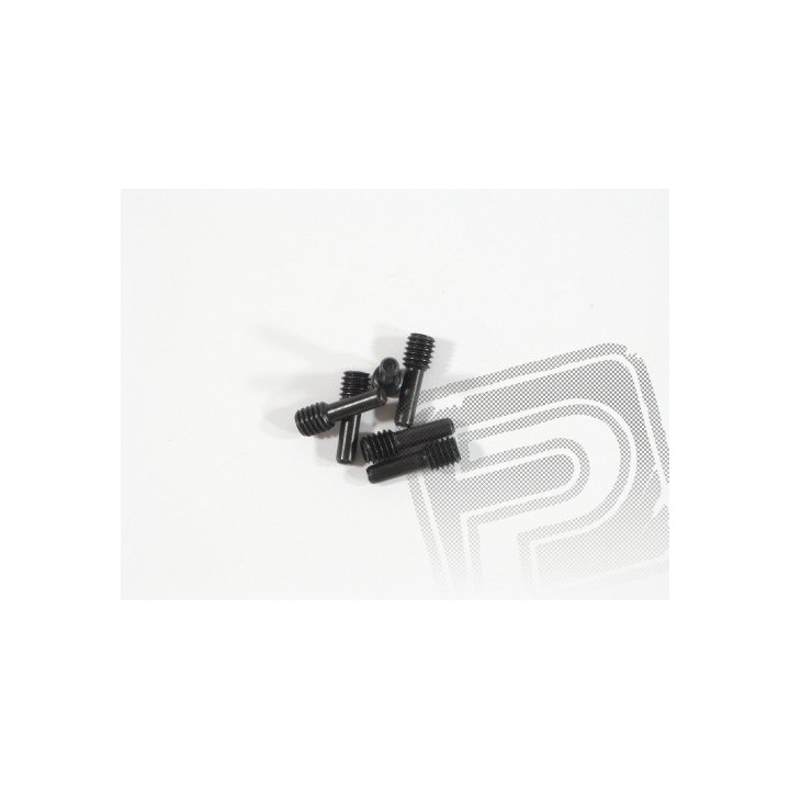 Pojistný červík M4x2.5x12mm, (černá/6ks.)