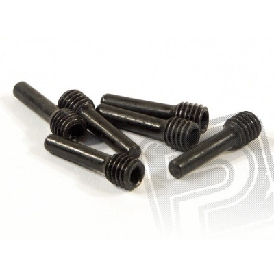 "Červík" dlouhý 5x3x18mm, (černý/6ks.)