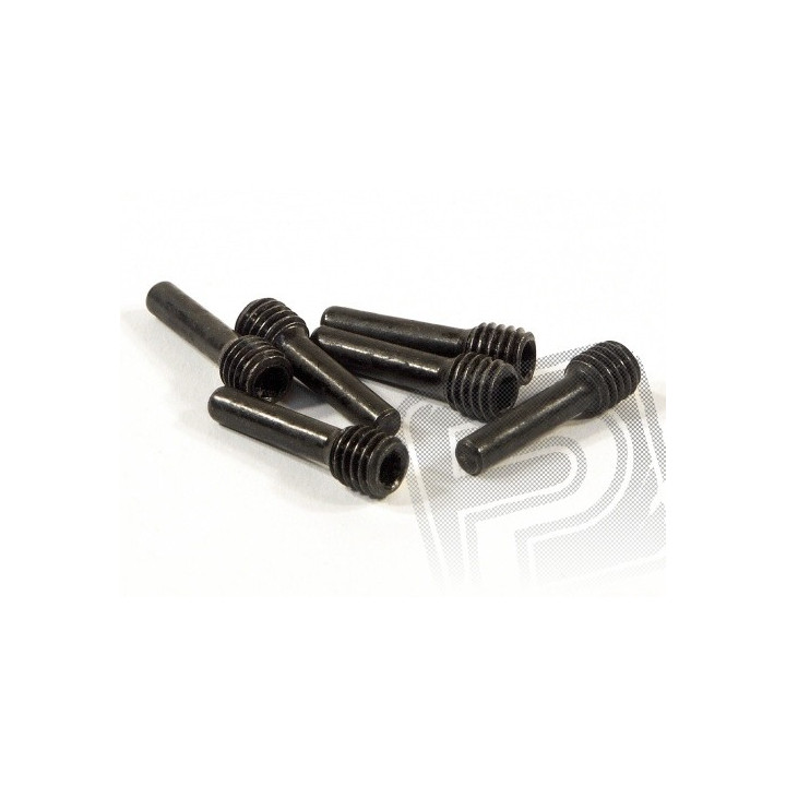 "Červík" dlouhý 5x3x18mm, (černý/6ks.)