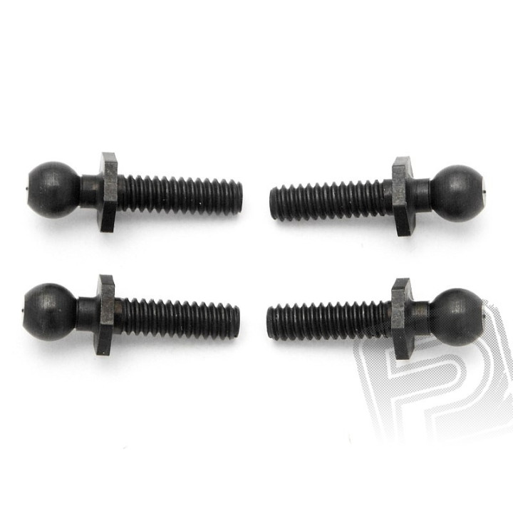 Koule 4,3x20mm (4-40/černé/4ks)