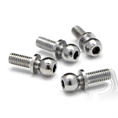 Koule 4,3x11,5mm (4-40/imbus/stříbrné/4ks)