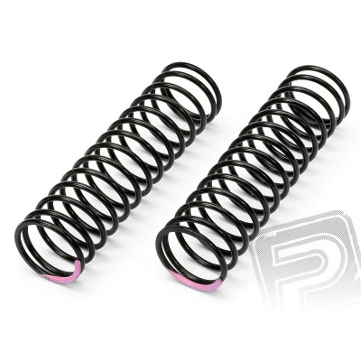 Pružiny 18x80x1.8mm 15.5 otáček(růžové 134gF/mm)