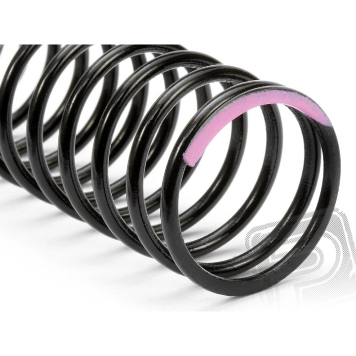Pružiny 18x80x1.8mm 15.5 otáček(růžové 134gF/mm)