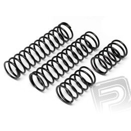 Pružina tlumiče 23x155x2.4mm 17,5závitů (černá/2ks)