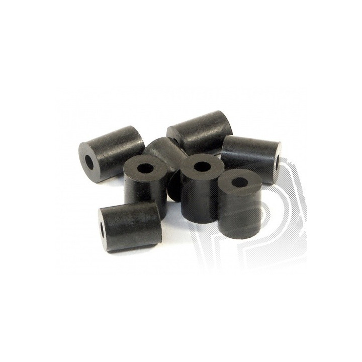 Vymezovací trubka 3x8x10mm, (černá,8ks.)