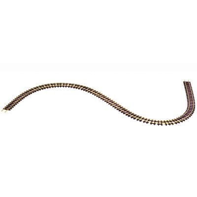 Flexi koľaj H0e - úzkorozchodná trať, drevené pražce, 730 mm, rozchod 9 mm