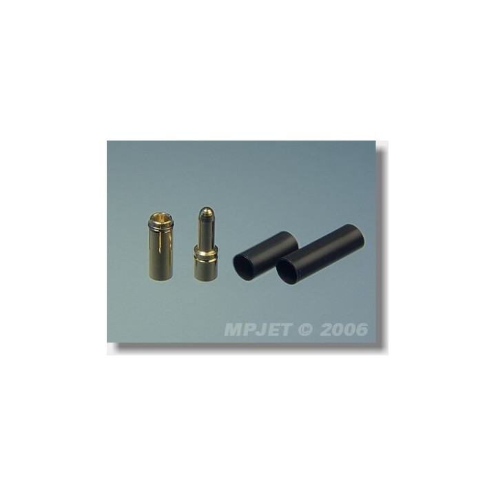 21034 Konektory MP JET gold 3,5 pro drát 4 mm2- 2 páry