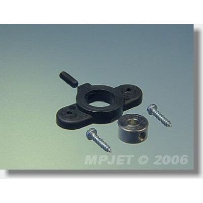 2651 Držák krytu kola pr.3,5mm Černý 2 ks
