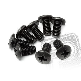 Šroub s půlkulatou hlavou M4x8 (8pcs)