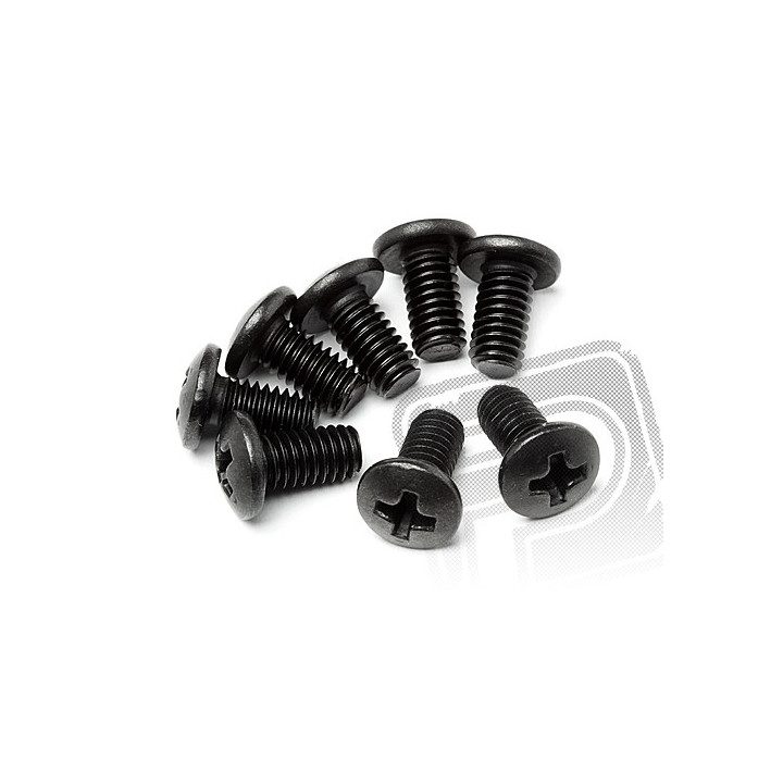 Šroub s půlkulatou hlavou M4x8 (8pcs)