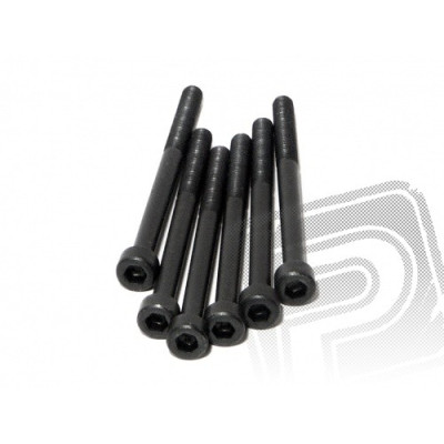 Šroub imbus M3 X 42mm (černý/6ks)