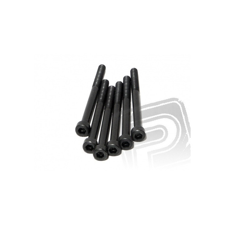 Šroub imbus M3 X 42mm (černý/6ks)