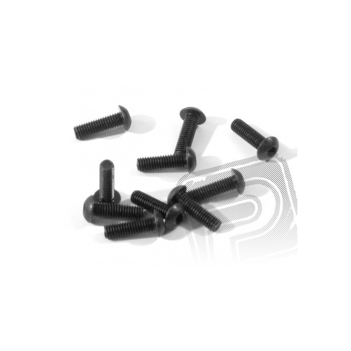 Šroub imbus s čočkovou hlavou M3x10mm, 10ks