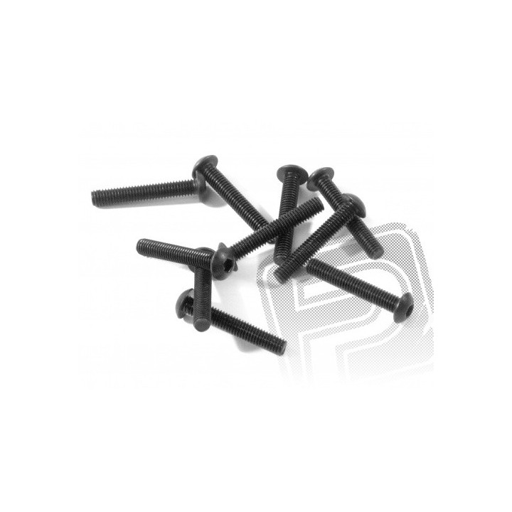 Šroub s plochou hlavou M3x18mm (10ks.) Imbus