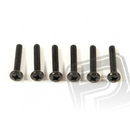 Šroub s čočkovou hlavou M3x18mm (6 ks)