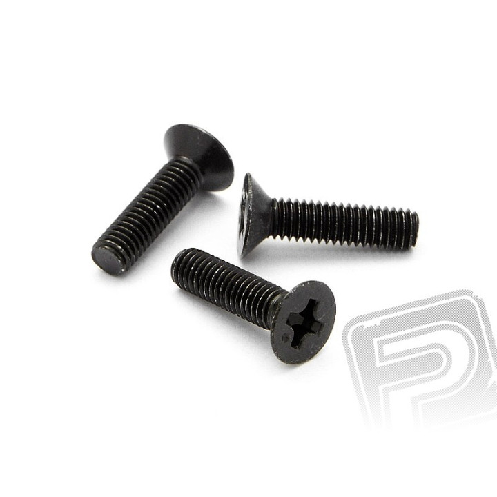 Šroub se záp. hlavou M3x12mm (6 ks)