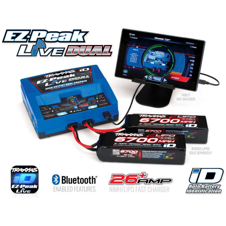 Traxxas nabíječ EZ-Peak Live 2x100W