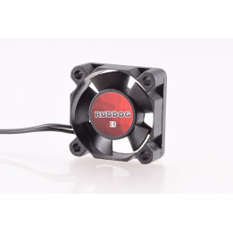 RUDDOG větráček 30x30mm s 240mm černým kabelem a JR konektorem