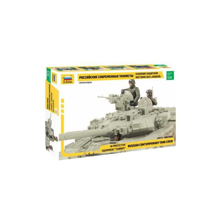 Model Kit figurky 3684 - Russian Tank Crew - Combat version (1:35)