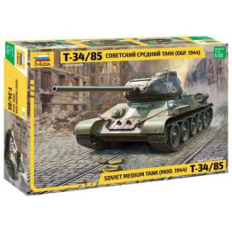 Model Kit tank 3687 - Soviet Medium Tank T-34/85 (1:35)