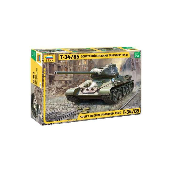 Model Kit tank 3687 - Soviet Medium Tank T-34/85 (1:35)