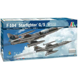 Model Kit letadlo 2514 - F-104 STARFIGHTER G/S - Upgraded Edition RF version  (1:32)