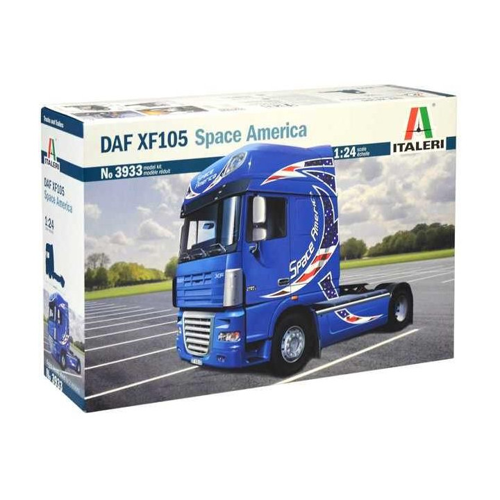 Model Kit truck 3933 - DAF XF105 Space America (1:24)