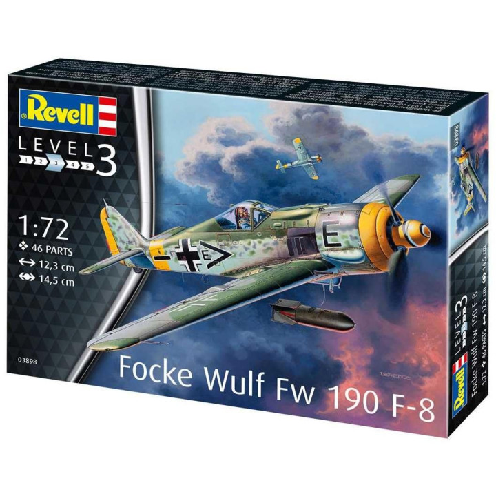 Plastic ModelKit letadlo 03898 - Focke Wulf Fw190 F-8 (1:72)