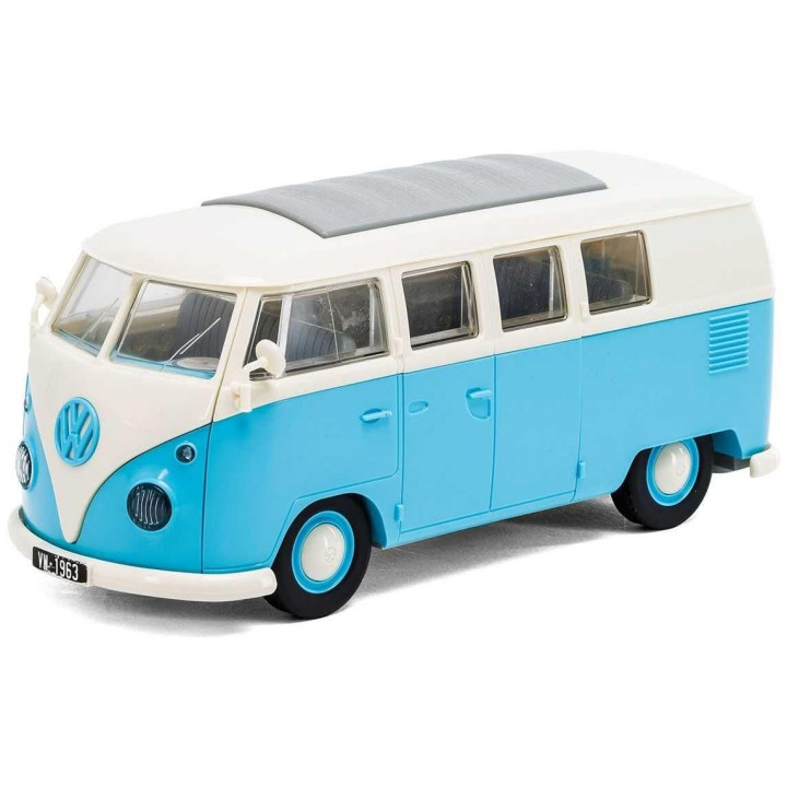 Quick Build auto J6024 - VW Camper Van - modrá
