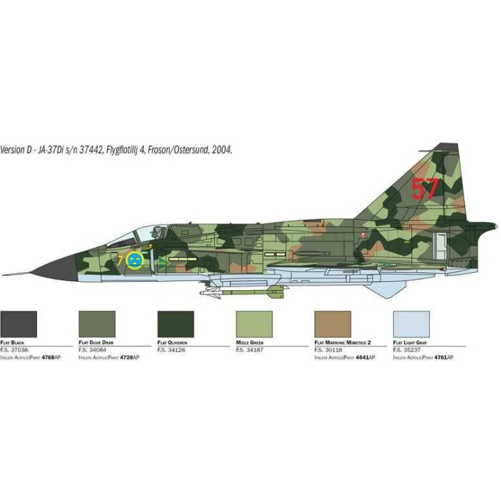 Model Kit letadlo 2785 -SAAB JA 37/AJ 37 VIGGEN (1:48)