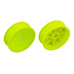 Přední disky 2.2 žluté pro 2WD (HEX 12 mm) - 2 ks