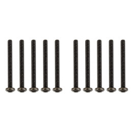 Šrouby, M2,5x25mm s půlkulatou imbusouvou hlavou