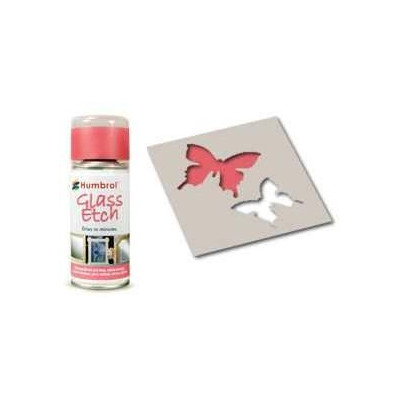 Humbrol sprej na sklo AD7701 - Glass Etch Pink