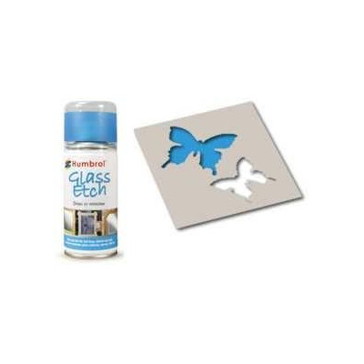 Humbrol sprej na sklo AD7702 - Glass Etch Blue