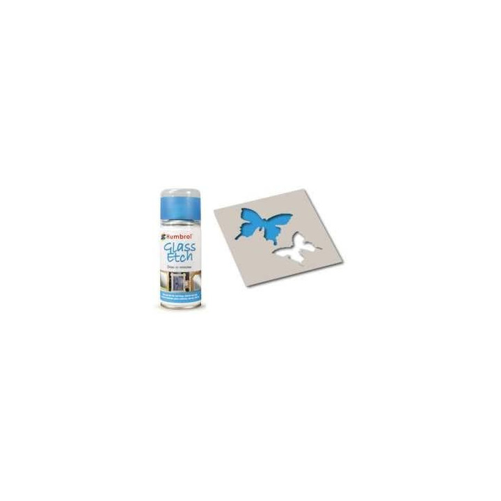 Humbrol sprej na sklo AD7702 - Glass Etch Blue