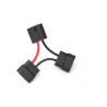 Y kabel pro zapojování dvojice NiMH akumulátorů s Traxxas iD konektorem do série. Do série se mohou zapojovat pouze akumulátory stejného typu, stejného napětí a stejné kapacity!
