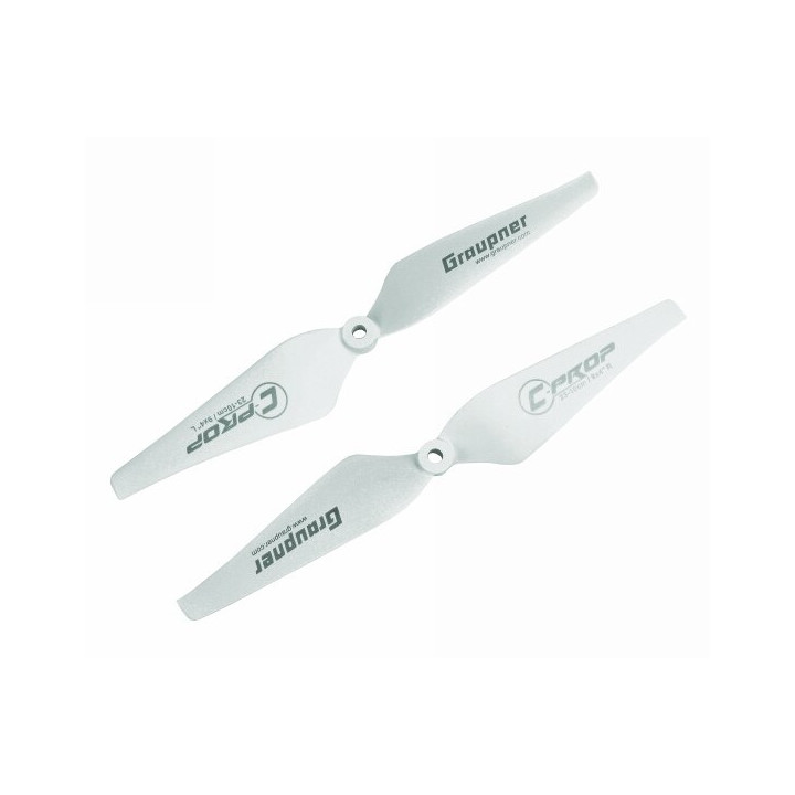 Graupner COPTER Prop 10x4 pevná vrtule (2ks.) - bílá